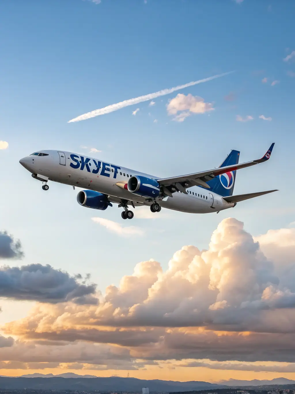 An aircraft taking off smoothly, symbolizing improved dispatch reliability and operational efficiency as a result of AviComply's optimization process.